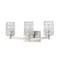 Z-Lite Aubrey 3 Light Vanity, Brushed Nickel & Clear 1931-3V-BN - alternate 4